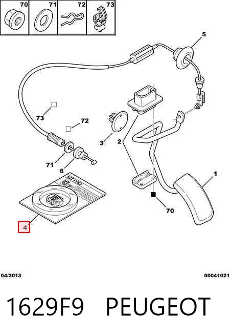 Cable Bowden para Citroen C3 II (A51)
