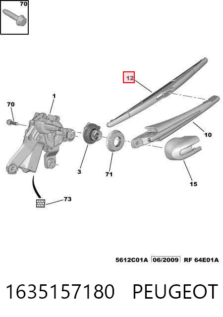 Limpiaparabrisas posterior Volvo XC90  SUV comprar en España