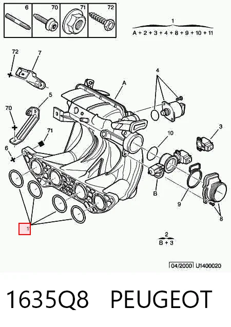 1635Q8 Peugeot/Citroen