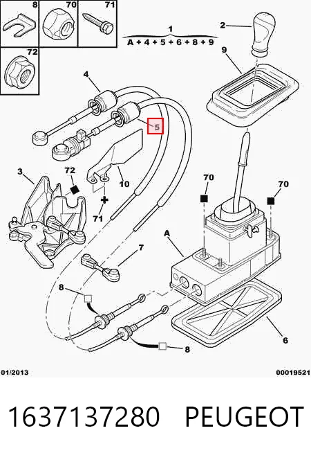 Comprar CP0185 Kamoka Cable de caja de cambios