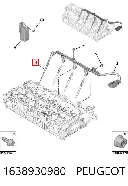Bujías de calentamiento Citroen C4  (2014-2026)