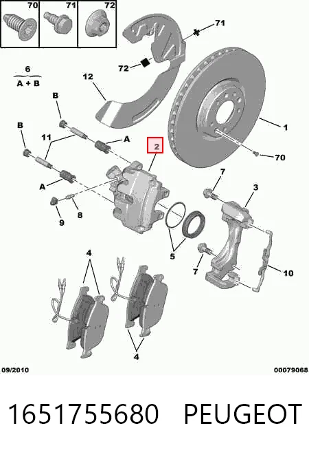 Pinza de freno delantera izquierda Opel 1623162180 precio, desde 61,71 EUR