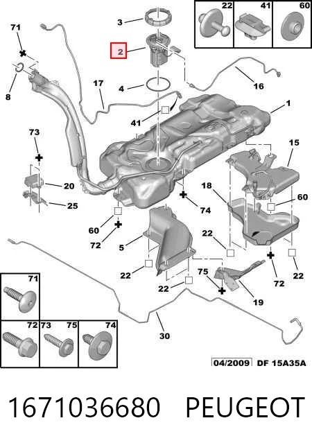 Bomba de combustible Ford Transit VI