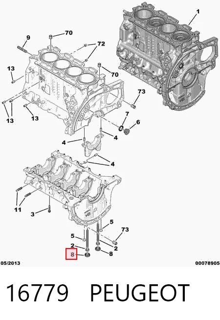 Tapa de cilindro Chrysler 0000016782 precio, desde 1,60 EUR