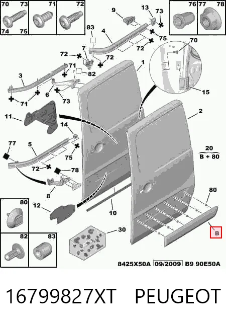 16799827XT Peugeot/Citroen