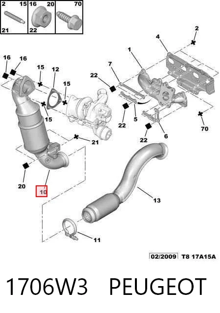 Catalizador para Citroen C4 UD
