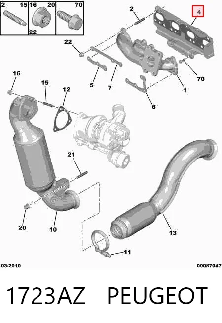 Junta colector escape Mini COUNTRYMAN hatchback (R60) (2010 - 2016) precio, desde 23,69 EUR