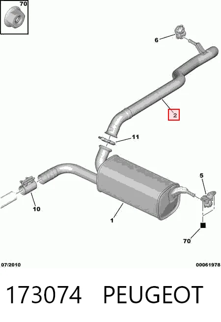  Silenciador trasero Citroen Jumpy 2