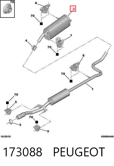 Silenciador trasero Bosal BS190183 precio, desde 82,10 EUR