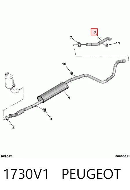 Silenciador trasero Fiat Fiorino furgoneta (225) (2008 - 2026) precio, desde 38,28 EUR