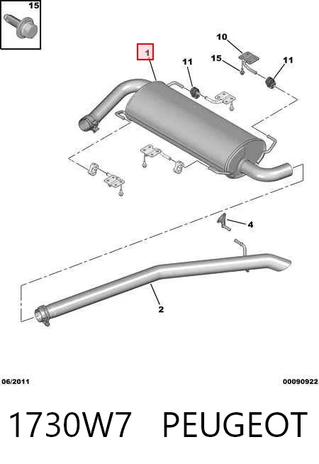 Comprar Silenciador trasero Fiat Ducato III 250 a bajo precio