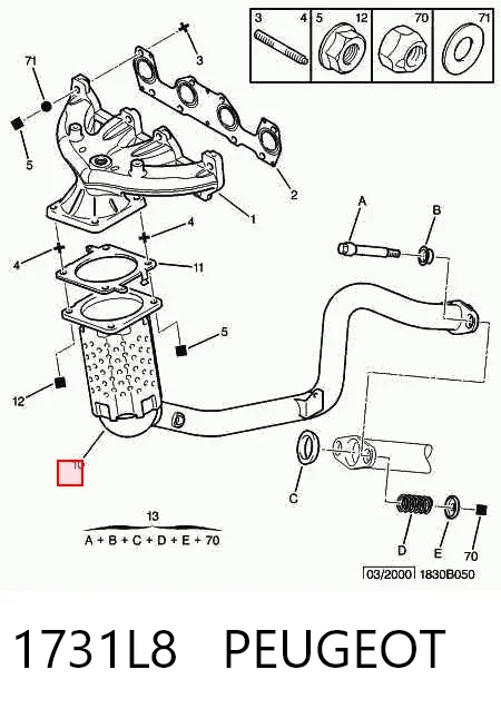Convertidor catalítico Xsara  hatchback (1997-2005) original desde 198,02 €