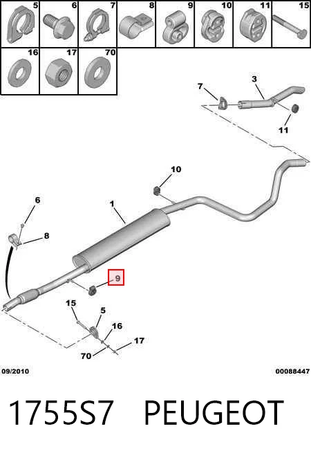 Comprar Soporte del silenciador Opel Corsa  S07 a bajo precio