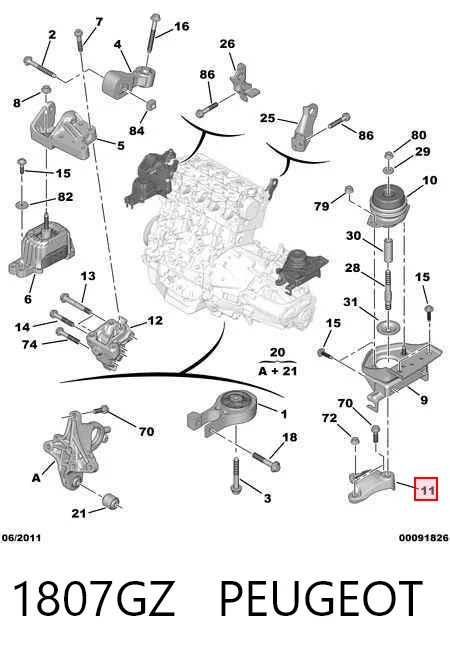 1807GZ Peugeot/Citroen