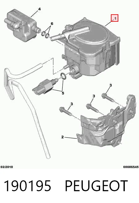 Filtro de gasoil para Ford Fiesta V (JH, JD)