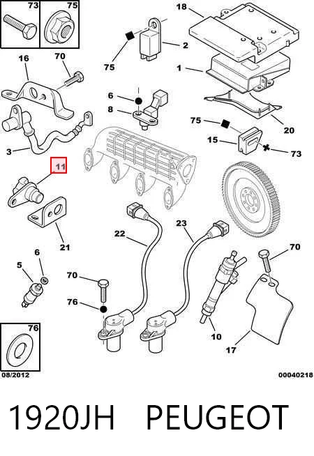 Sensor de levas para Opel Astra  (L35)