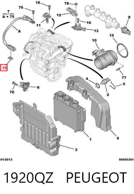 Comprar Sensor de posición del árbol de levas Citroen C4   a bajo precio