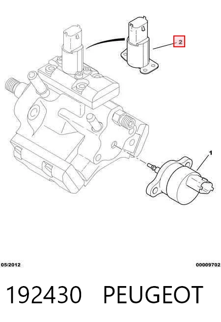 Válvula reguladora de presión del sistema common rail VRP003 Magneti Marelli