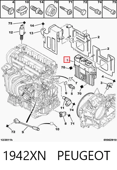 Comprar Unidad de control del motor (ECU) Citroen C4  UA a bajo precio