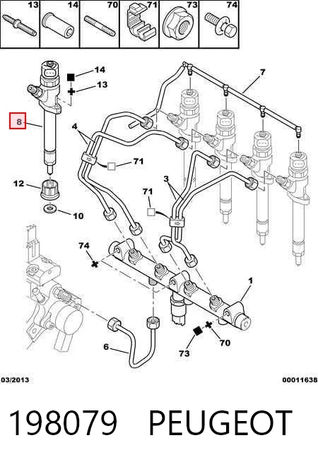 Inyector 986435093 Bosch