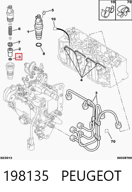 Juego de reparación de inyector Citroen AX hatchback (ZA) (1986 - 1998) precio, desde 1,59 EUR