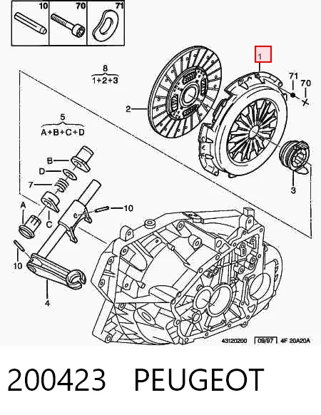 Comprar Plato de presión de embrague Citroen Jumper  230L