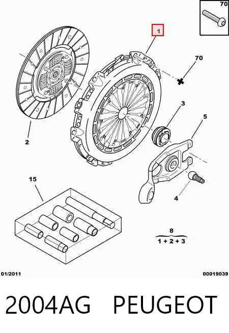 Plato de presión de embrague Fiat Qubo monovolumen (225) (2008 - 2026) precio, desde 75,21 EUR