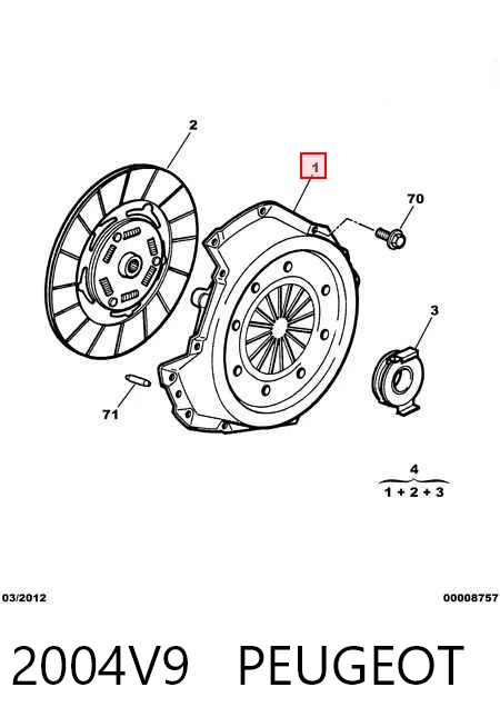 Comprar Plato de presión de embrague Citroen Berlingo  M