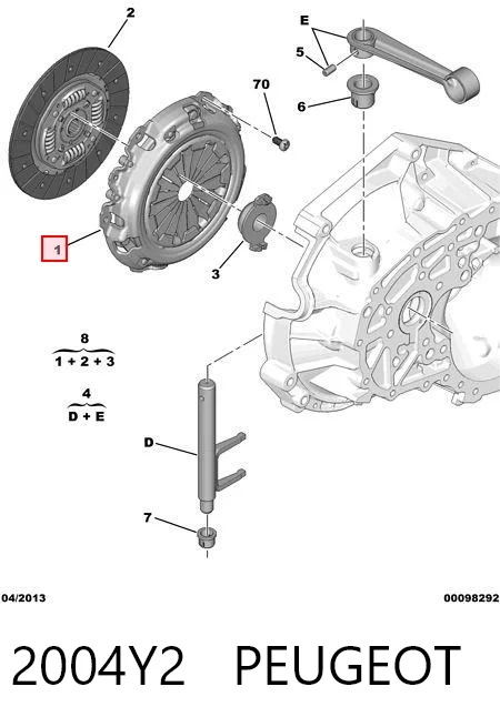 Plato de presión de embrague para Fiat Fiorino 225