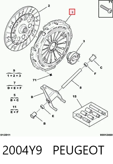 Comprar Plato de presión del embrague Citroen C5  DE a bajo precio