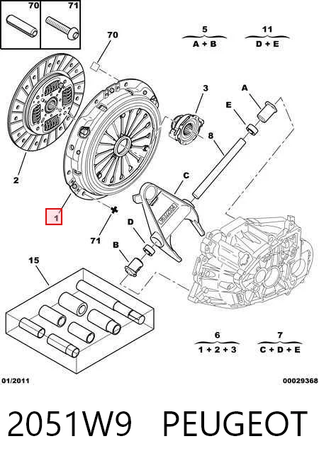 Kit de embrague para Peugeot 406  (8B)