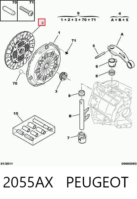 Disco de embrague Citroen C8 monovolumen (EA, EB) (2002 - 2008) precio, desde 72,60 EUR