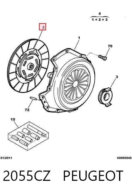 Embrague de disco Citroen Jumpy I desde 57,69 €