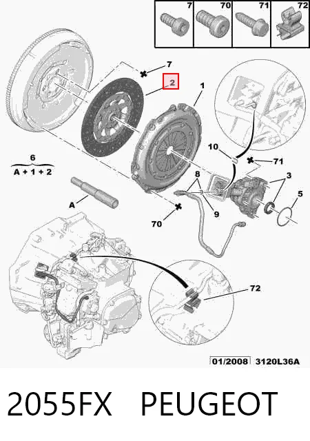 Comprar Disco de embrague Citroen C3 I FC a bajo precio