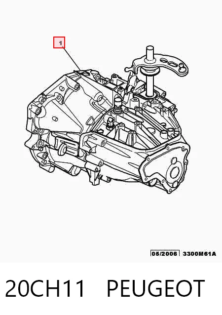 Transimisión manual para Citroen Xsara  N0