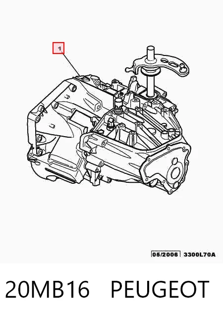 Transimisión manual para Peugeot 407  6D