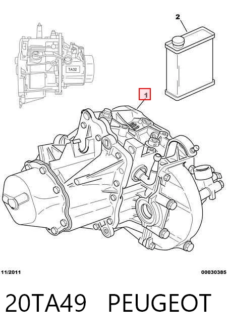 Transimisión manual para Peugeot 406  8B