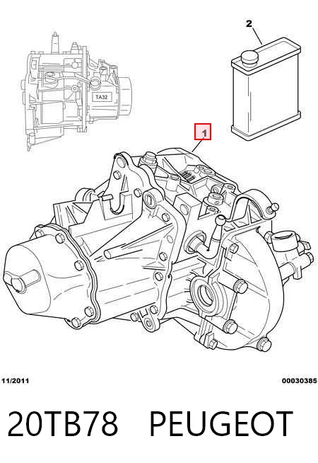 Caja de cambios mecánica Peugeot 406 sedán (8B) (1995 - 2004) precio, desde 124,87 EUR
