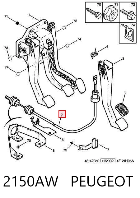 Cable embrague Fiat Ducato III (250)