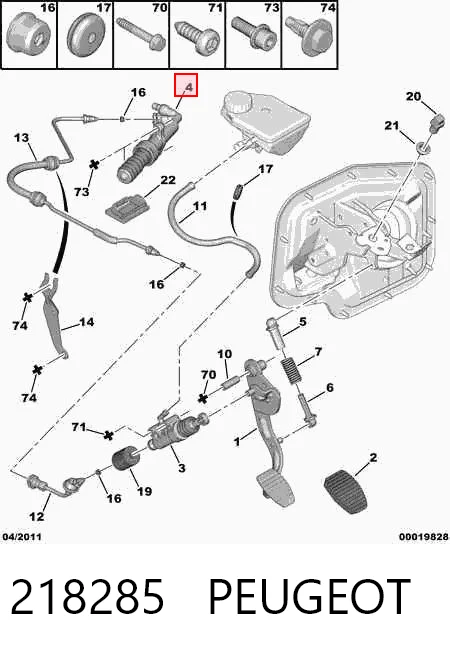 Cilindro receptor embrague Fiat Scudo  furgoneta comprar en España