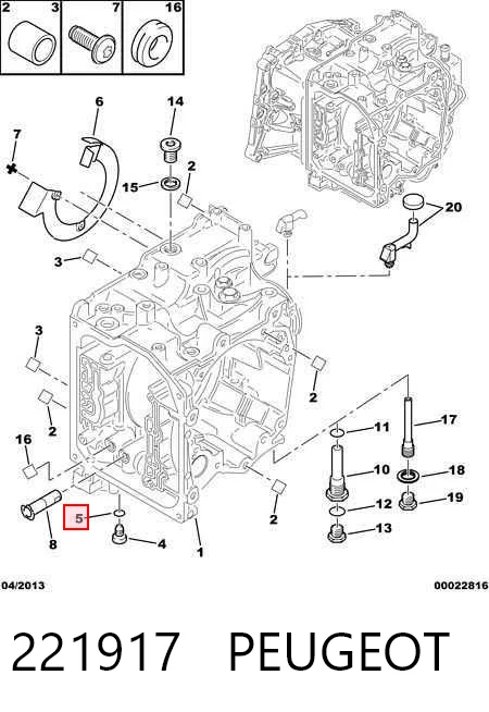 Comprar Junta del tapón del cárter de la transmisión automática Peugeot Expert  224 a bajo precio