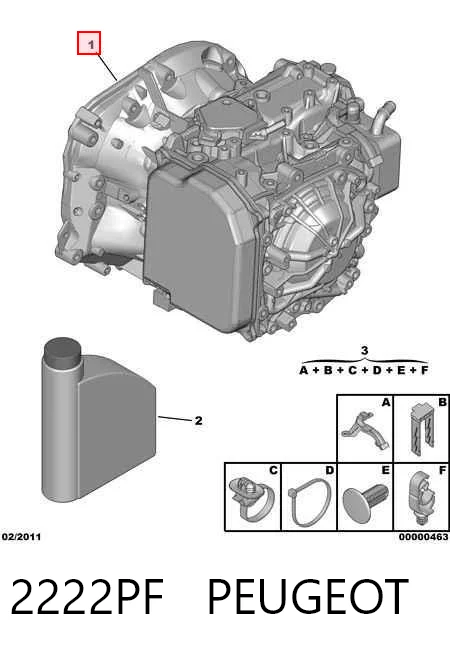 2222PF Peugeot/Citroen