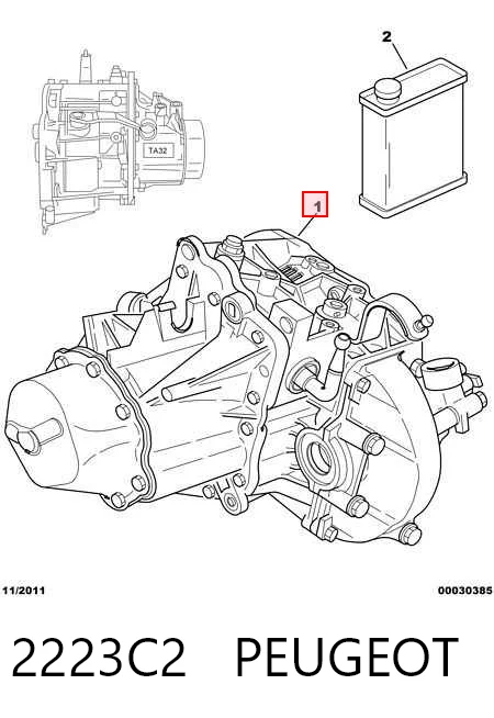 Caja de cambios para Peugeot 406 8B