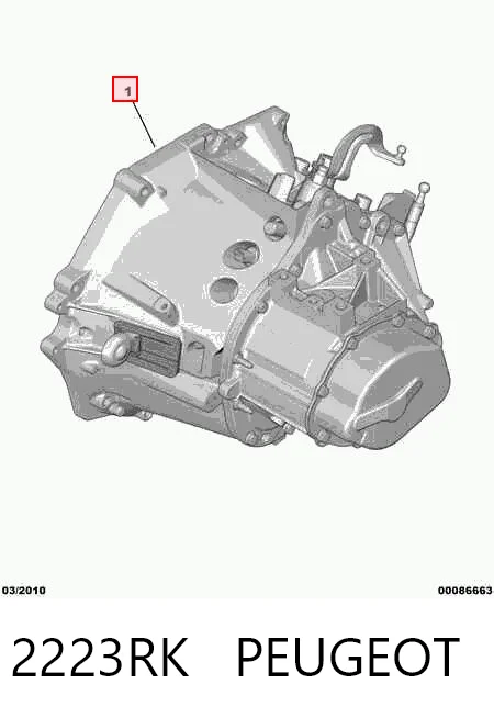 Caja de cambios mecánica para Citroen C4 I LC