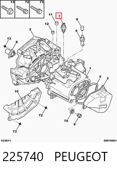 Interruptor piloto de marcha atrás Land Rover Range Rover II desde 10,96 €