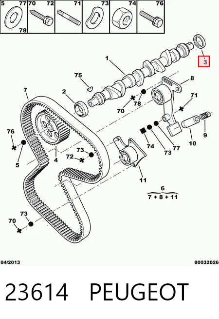 Retén del árbol de levas Toyota Corolla sedán (E11) (1997 - 2001) precio, desde 4,11 EUR