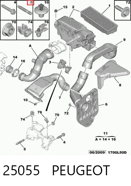 25055 Peugeot/Citroen