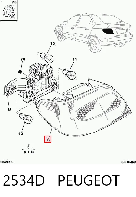 Comprar Piloto trasero derecho Citroen Xsara  N0