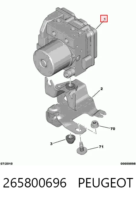 Bloque hidráulico ABS Citroen Jumpy II furgoneta (2007 - 2016) precio, desde 57,48 EUR
