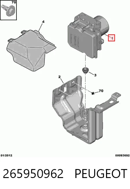 Bloque hidráulico ABS Citroen C4 PICASSO I monovolumen (UD) (2006 - 2013) precio, desde 46,46 EUR